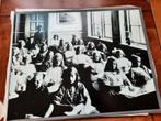Zwart-wit uitvergroting foto schoolklas vroegere tijden, Ophalen of Verzenden, Gebruikt