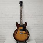 Action SA-610 Maison Guitars semi-hollow elek. gitaar+koffer, Hollow body, Action, Zo goed als nieuw, Ophalen