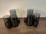 2 x Philippi windlichten rookglas, Huis en Inrichting, Ophalen, Zo goed als nieuw, Overige materialen, Kandelaar