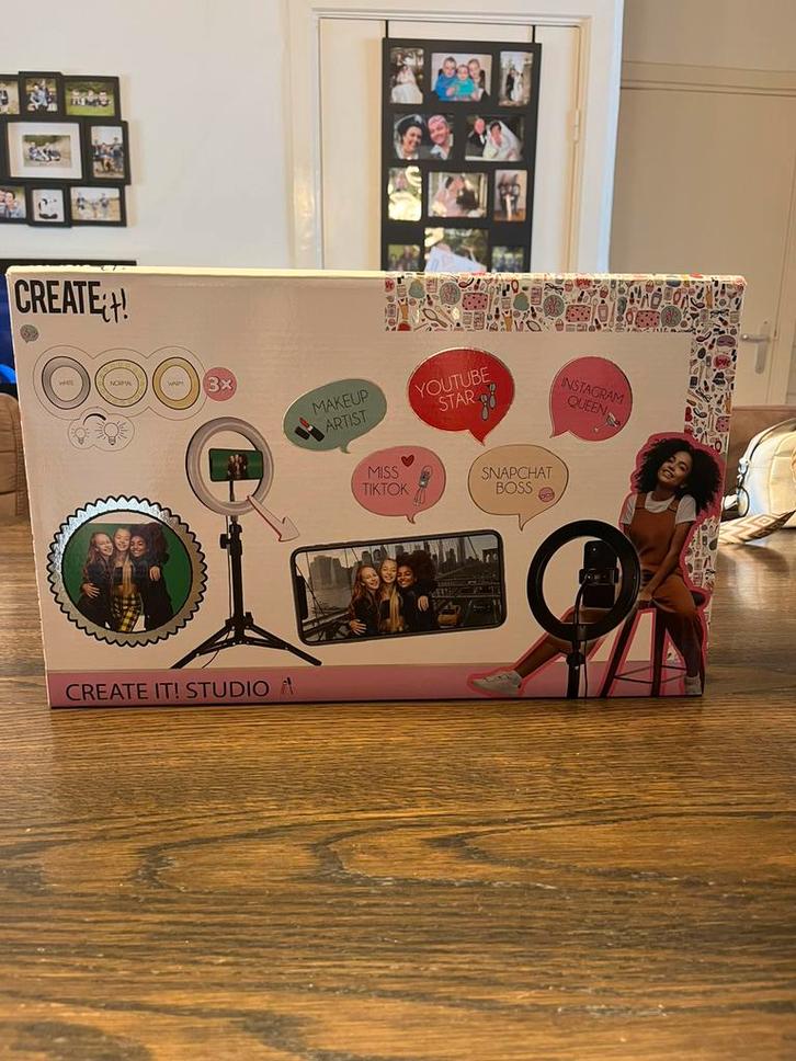 Ringlamp: create it! Studio, Kinderen en Baby's, Speelgoed | Overig, Zo goed als nieuw, Meisje, Ophalen