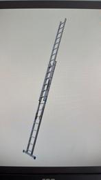 Aluminium ladder 2x14p - 15 kg, Doe-het-zelf en Verbouw, Ophalen, Zo goed als nieuw, 4 meter of meer