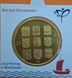 800 jaar Hanzesteden penning 2023, Postzegels en Munten, Munten | Nederland, Ophalen of Verzenden, Koningin Beatrix