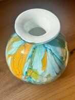 Ronde glazen vaas - Decoratief, Huis en Inrichting, Woonaccessoires | Vazen, Overige kleuren, Ophalen of Verzenden, Minder dan 50 cm