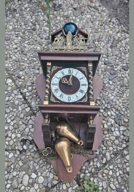 Zaanse klok in een uitstekende conditie! Netjes en fris, Antiek en Kunst, Antiek | Klokken, Ophalen