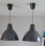 2x Grote hanglamp antraciet, Ophalen of Verzenden, Zo goed als nieuw