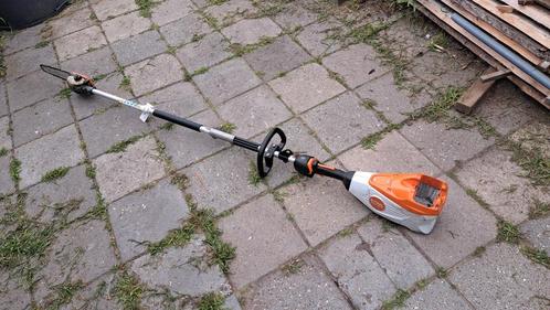 Stihl KMA 135R Combi machine met HT-KM STOKZAAG  BODY, Tuin en Terras, Hand-tuingereedschap, Zo goed als nieuw, Overige soorten