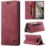 Luxe Flip Case met Kaarthouder voor Google Pixel 8 _Wijnrood, Verzenden, Nieuw, Hoesje of Tasje