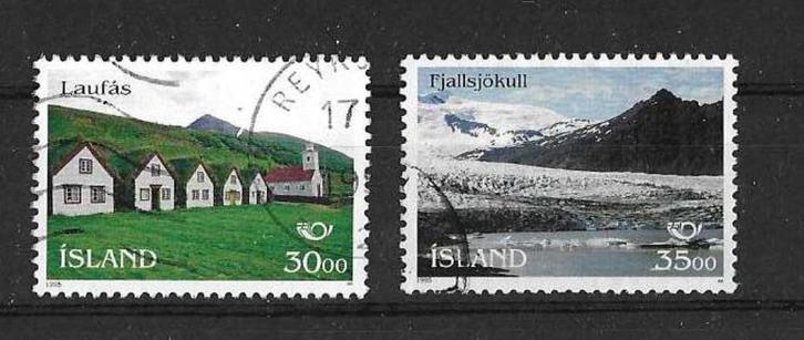 IJsland Michel 824-825 gestempeld NORDEN, Postzegels en Munten, Postzegels | Europa | Overig, Gestempeld, Overige landen, Ophalen of Verzenden