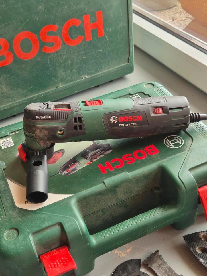 Bosch PMF 250 CES Multitool, Doe-het-zelf en Verbouw, Gereedschap | Overige machines, Gebruikt, Ophalen of Verzenden