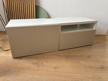 IKEA Besta tv-meubel wit/beige deurtjes