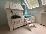 Uniek handgemaakt kinderbed in huisstijl., Ophalen, Gebruikt, Halfhoogslaper
