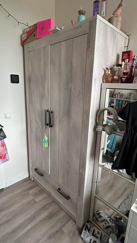 Sem Nautic grey linnenkast, Kinderen en Baby's, Kinderkamer | Commodes en Kasten, Zo goed als nieuw, Kast, 100 cm of meer, 50 tot 70 cm