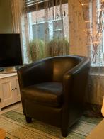Comfortabele leren stoel, Huis en Inrichting, Fauteuils, Ophalen, Gebruikt, Leer, 50 tot 75 cm
