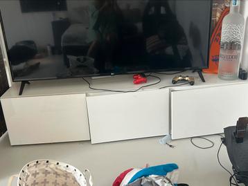 Tv meubel ikea wit hoogglans deurtjes