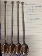 Keltum ijs- of longdrinklepels, verzilverd in nieuwstaat, Ophalen of Verzenden, Nieuw, Zilver, Los bestek