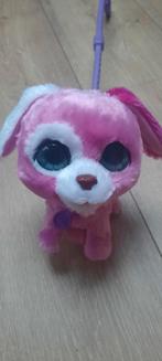 Roze Hond Knuffel met Riem, Kinderen en Baby's, Speelgoed | Knuffels en Pluche, Ophalen of Verzenden, Zo goed als nieuw, Hond