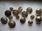 15 Knopen - Koper & Metaal - Anker - Hamer & Sikkel - Leeuw, Verzamelen, Verzenden, Overige soorten, Overige gebieden, Overige typen
