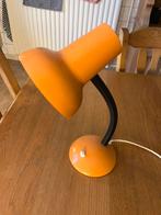 Retro bureaulamp vintage oranje, Minder dan 50 cm, Gebruikt, Ophalen of Verzenden