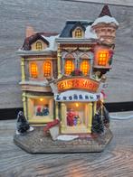 Kerstdorp gift shop met verlichting kersthuisjes, Ophalen of Verzenden, Zo goed als nieuw