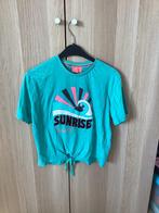 Turquoise T-Shirt met knoopje en Sunrise, Meisje, Twentynine, Ophalen of Verzenden, Zo goed als nieuw