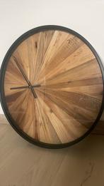 Nieuwe Wandklok - Metaal & Hout - Bomont Collection, Ophalen of Verzenden, Nieuw, Analoog, Wandklok
