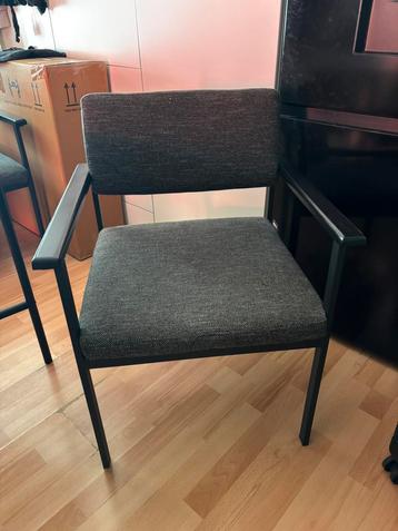 WOOOD eetkamerstoelen Gust Melange donkergrijs 4 stuks beschikbaar voor biedingen