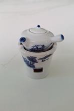 Miniatuur theepotje met komfoor - voor poppenhuis? -, Antiek en Kunst, Ophalen of Verzenden