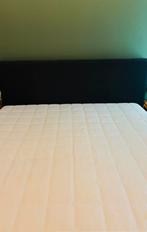 Boxspring 180x220, Ophalen, Zo goed als nieuw, Tweepersoons, Grijs