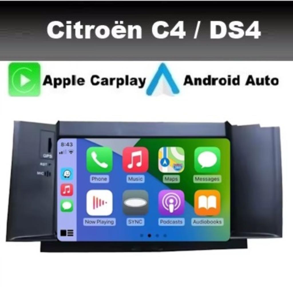 Citroen DS4 C4 radio navigatie android 14 apple carplay dab+, Ophalen of Verzenden, Nieuw