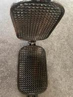 Antieke zware gietijzeren wafelijzer voor dunne wafels, Ophalen of Verzenden