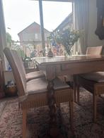 Lloyd loom stoelen 4 stuks, Huis en Inrichting, Stoelen, Ophalen, Gebruikt, Bruin, Vier