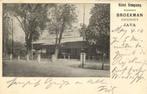 Ned. Indie, JAVA SOERABAJA, Hotel Simpang, Ansichtkaart (2), Verzamelen, Gelopen, Ophalen of Verzenden, Buiten Europa, Voor 1920