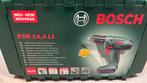 Bosch Schroefboormachine PSR 14.4 LI, Ophalen of Verzenden, Zo goed als nieuw, Boor- en Schroefmachine, Variabele snelheid