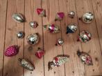 van oma's zolder nostalgische oude glazen ajeko kerstballen, Ophalen, Gebruikt