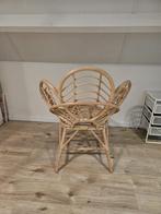 Zgan rieten stoel (lotus), Huis en Inrichting, Stoelen, Ophalen, Zo goed als nieuw, Bruin, Eén