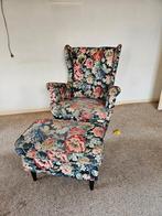 Sofa fauteul met voetenbankje, Huis en Inrichting, Fauteuils, Ophalen, Gebruikt, 75 tot 100 cm, 75 tot 100 cm