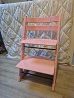 Stokke Tripp Trapp stoel roze met baby set, Ophalen of Verzenden, Gebruikt, Meegroeistoel, Gordel(s)