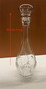 Mooi geslepen kristallen karaf 34 cm hoog, Ophalen