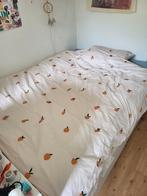 Ikea bed GRATIS Brines bedframe met opberglades wit 140x200, Huis en Inrichting, Slaapkamer | Bedden, Gebruikt, 140 cm, Wit, Hout