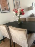 eetkamer tafel zwart, Huis en Inrichting, Tafels | Eettafels, Ophalen, 50 tot 100 cm, Zo goed als nieuw, Vijf personen of meer