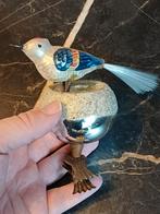 Antiek kerstbal vogel op nest glas, Diversen, Kerst, Ophalen of Verzenden, Zo goed als nieuw