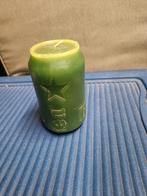Groene Kaars in de vorm van een blikje Heineken, Kunststof, Gebruikt, Ophalen of Verzenden, Kaars