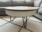Salontafel rond, Huis en Inrichting, Tafels | Salontafels, Ophalen, 50 tot 100 cm, Rond, Zo goed als nieuw