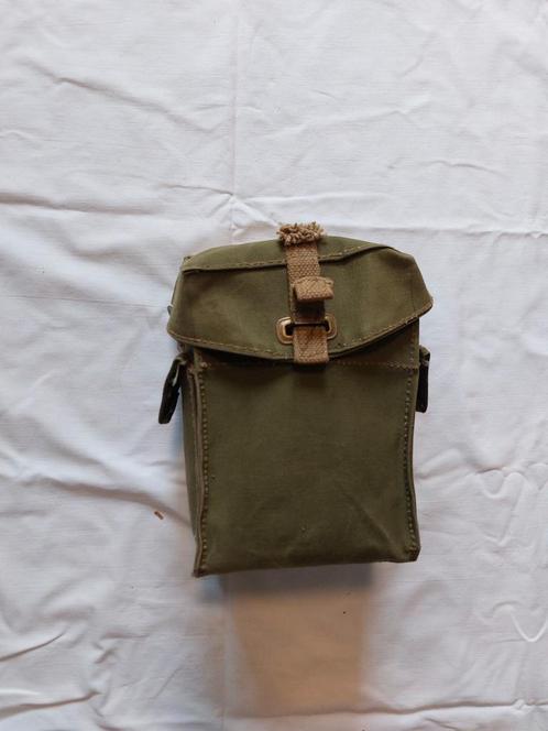 Webbing p37 gasmaskertas 1945 Brits Canadees wo2 ww2, Verzamelen, Militaria | Tweede Wereldoorlog, Landmacht, Engeland, Ophalen of Verzenden