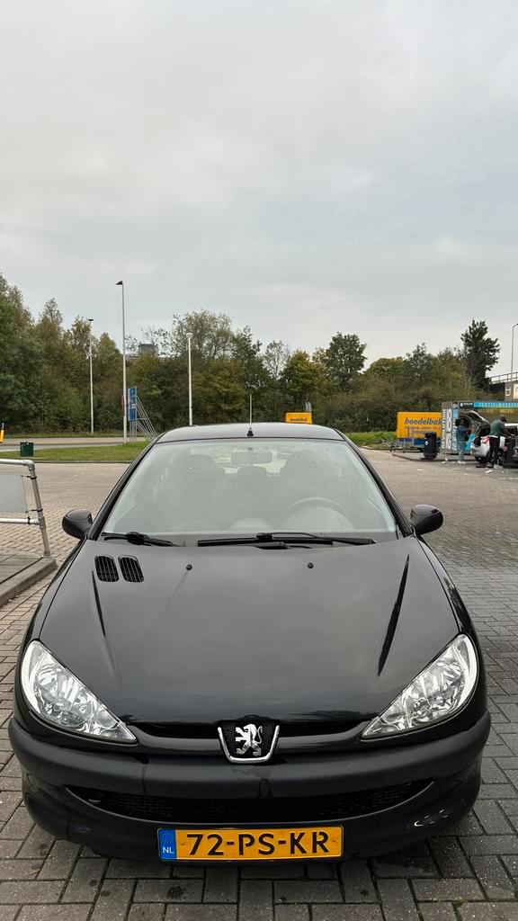 Peugeot 206 1.4 X-design 3D AUT 2004 Zwart, Auto's, Peugeot, Particulier, Airbags, Airconditioning, Elektrische buitenspiegels