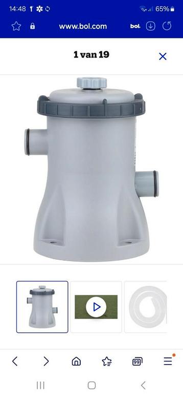 Bestway cartridge filter pomp beschikbaar voor biedingen