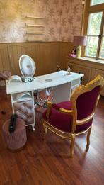 Tafel voor nagelsalon en stoelen, Huis en Inrichting, Ophalen, Rechthoekig, 50 tot 100 cm, Minder dan 50 cm