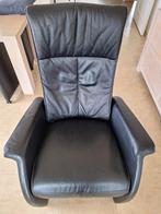 Verstelbare stoel (leer), Huis en Inrichting, Fauteuils, Ophalen, Gebruikt, 75 tot 100 cm, Leer