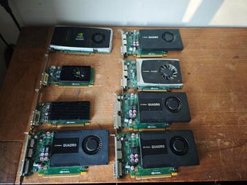 Partij Nvidia Quadro videokaarten  beschikbaar voor biedingen