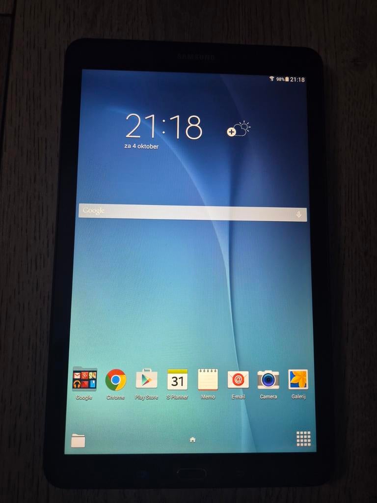 Lees beschrijving! Samsung Galaxy Tab E 9.6 inch SM-T560, Computers en Software, Android Tablets, Gebruikt, Wi-Fi, 10 inch, Uitbreidbaar geheugen